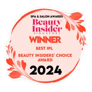 beauty insider spa & salon awards - best IPL hair removal award badge - Blush