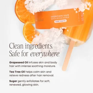Ingrown Hair Exfoliating Scrub – Vanilla 2